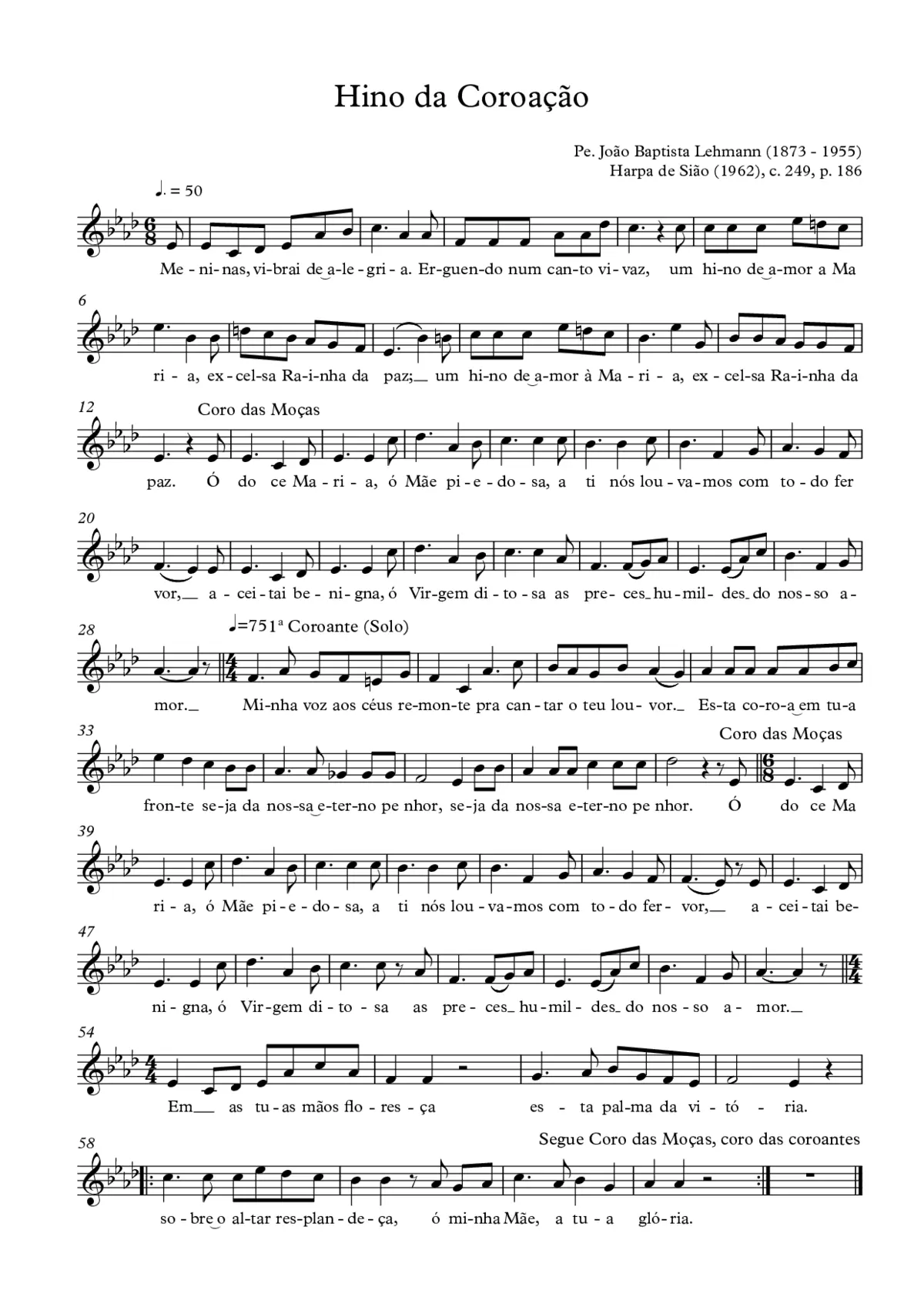 Hino da coroação - Page 1