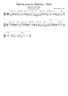 Marche pour les Matelots