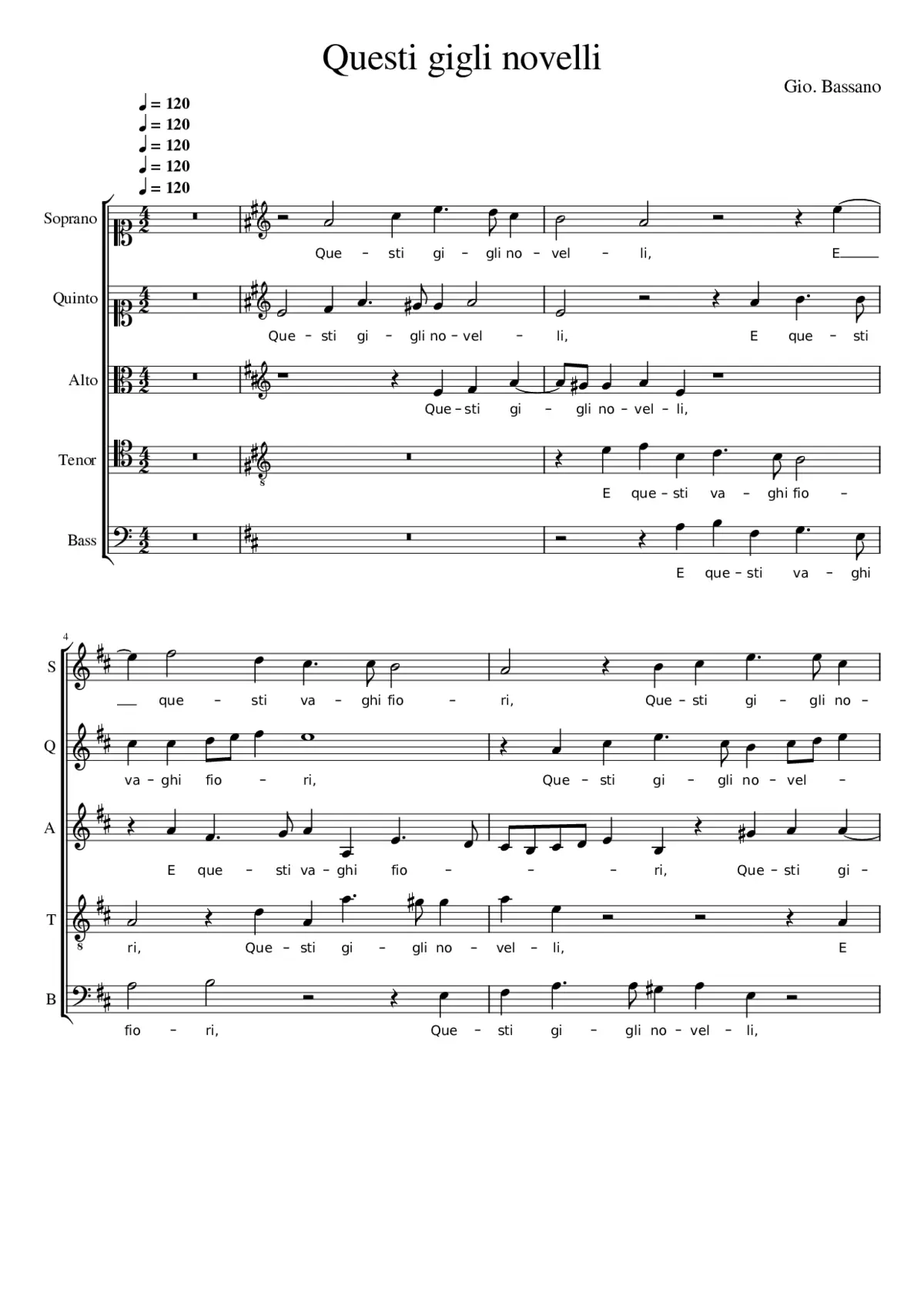 Questi gigli novelli - Page 1