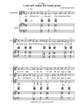 Love will make the roses grow