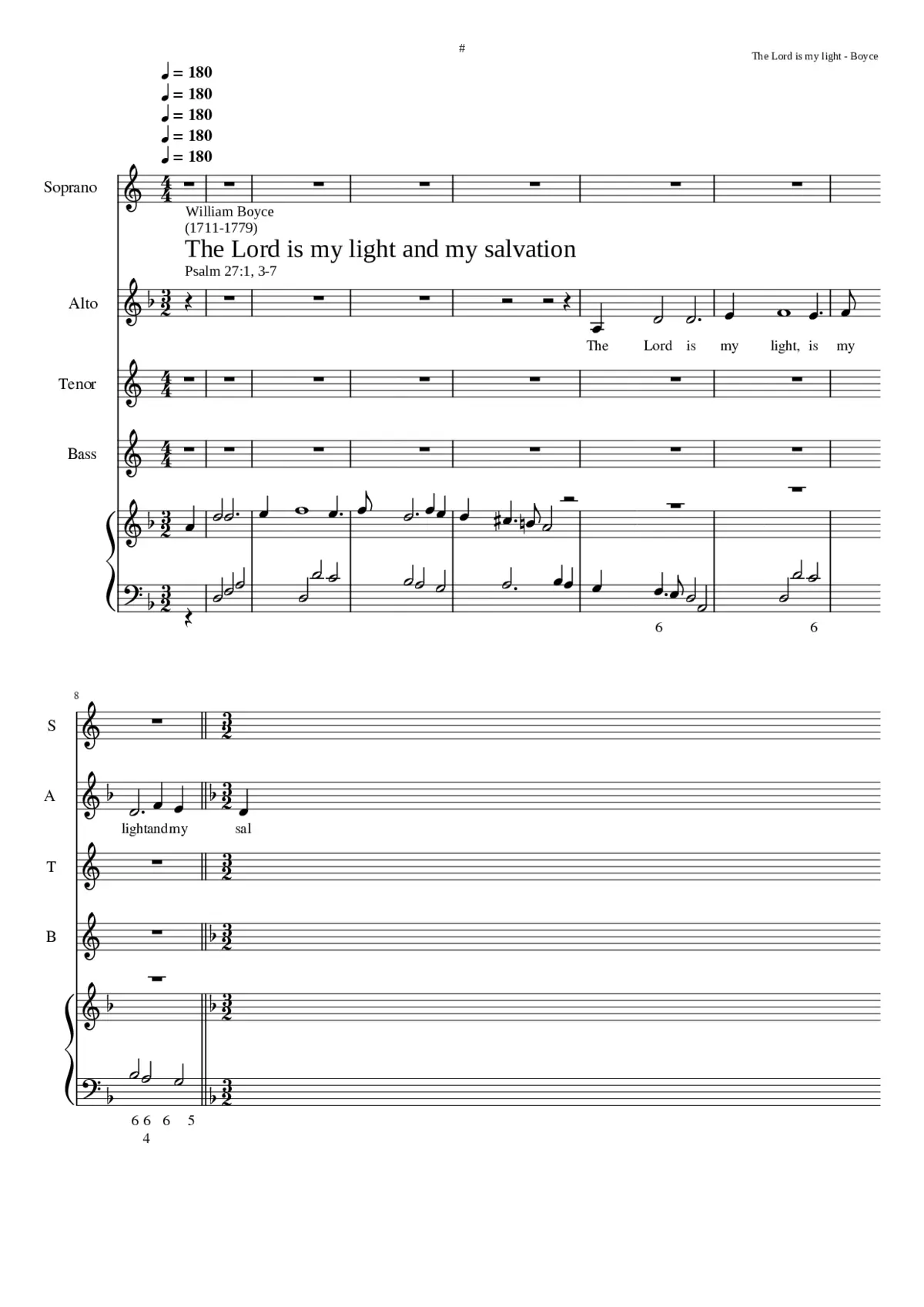 The Lord is my light - Page 1