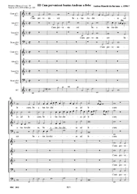 Cum pervenisset beatus Andreas