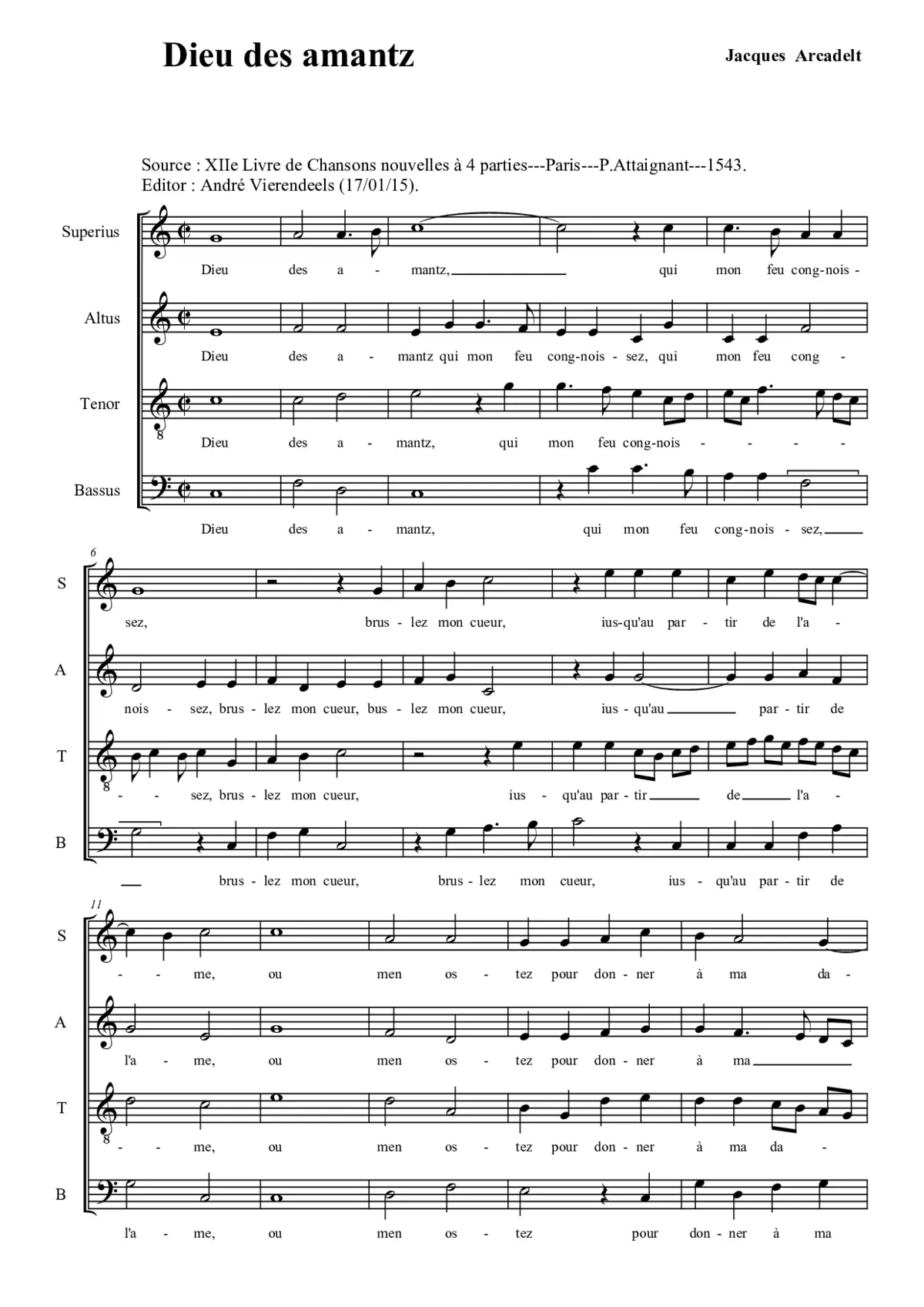 Dieu des amantz - Page 1