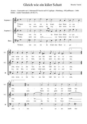 Gleich wie ein küler Schatt