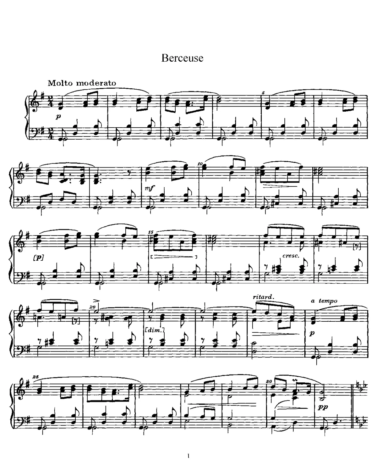 2 Piano Pieces - Page 1