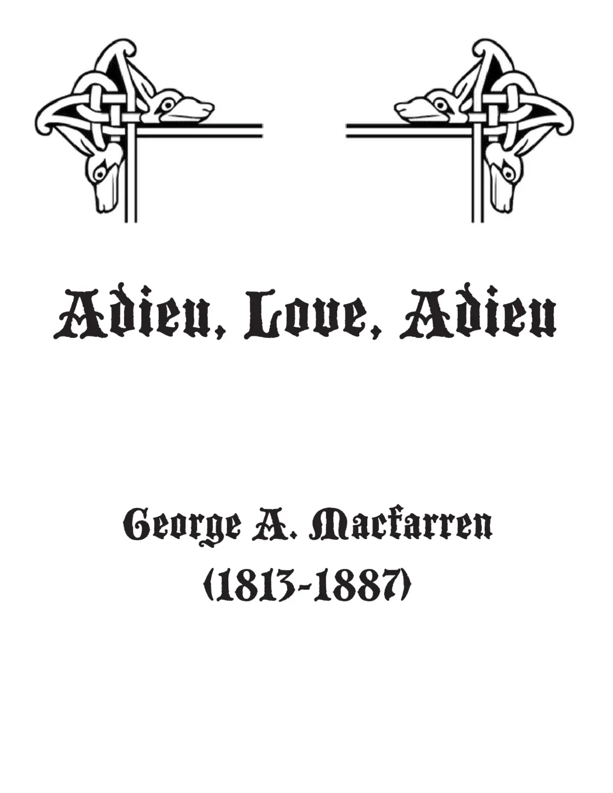 Adieu, love, adieu - Page 1