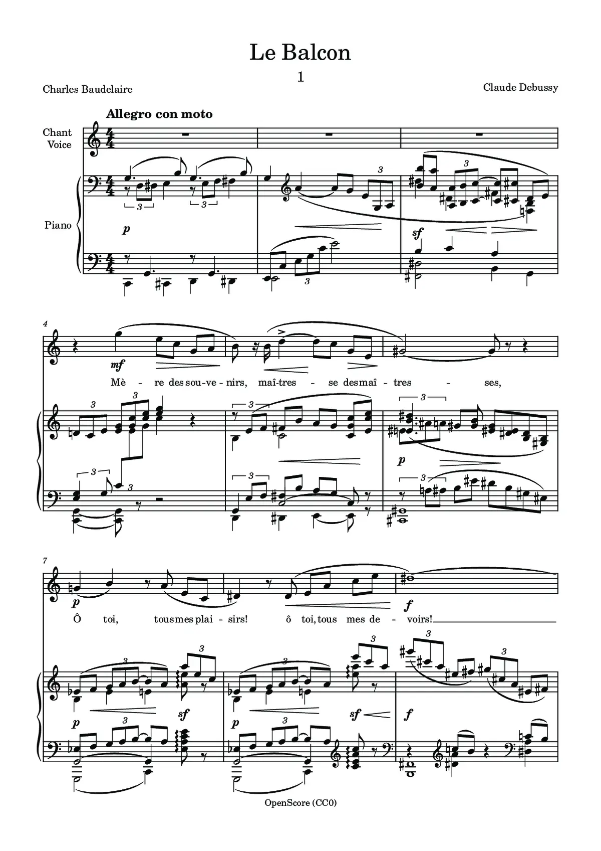 Le Balcon - Page 1