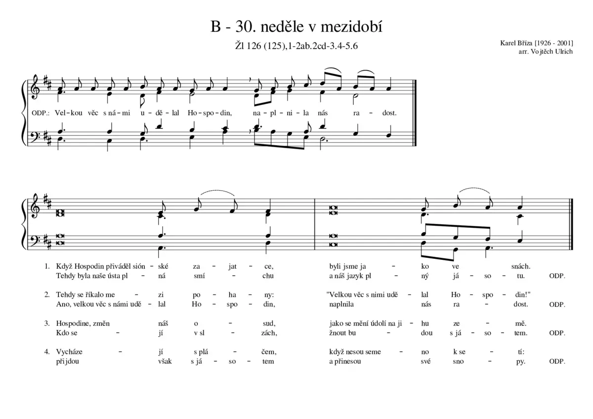 B - 30. neděle v mezidobí - Page 1