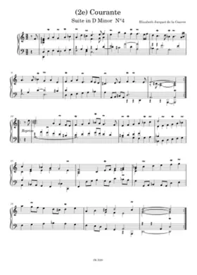 2e Courante Suite en ré mineur