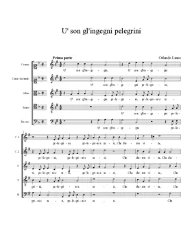 U' son gl'ingegni pellegrini