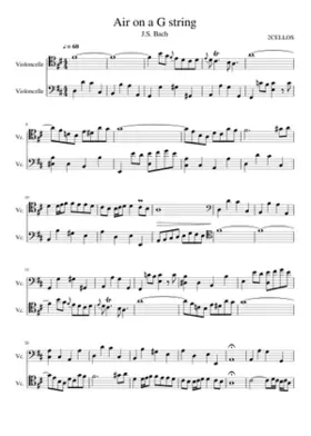 Air 'on the G string' Orchestral Suite No. 3 in D major BWV 1068