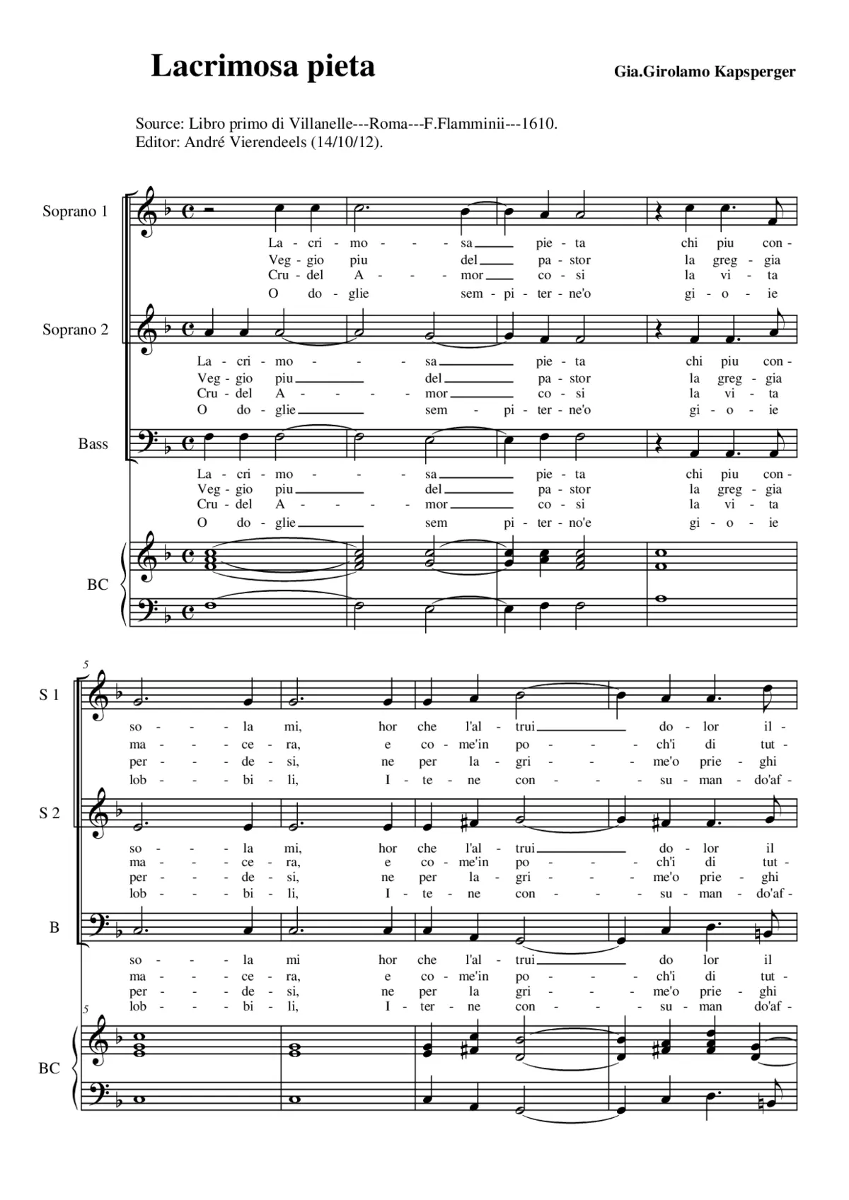 Lacrimosa Pietà - Page 1
