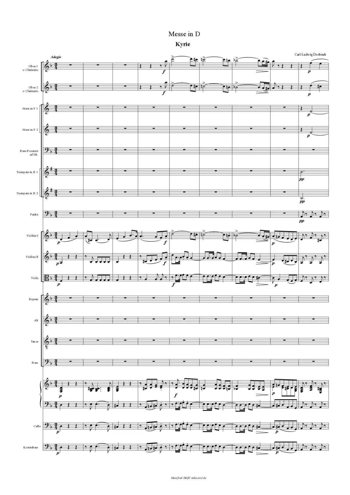 Missa in D - Page 1