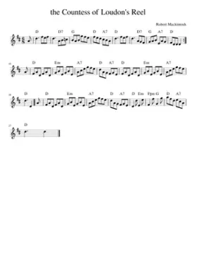 the Countess of Loudon's Reel