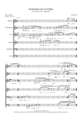 Guardando nel suo figlio