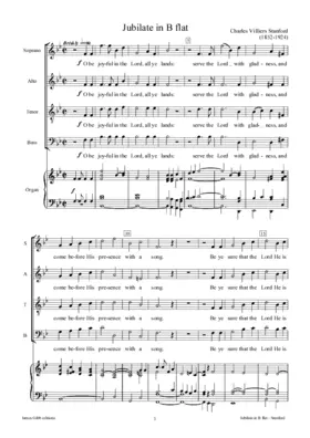 Jubilate in B flat, Op. 10