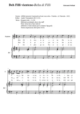 Deh Filli - Belta di Filli