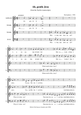 Ah, gentle Jesu