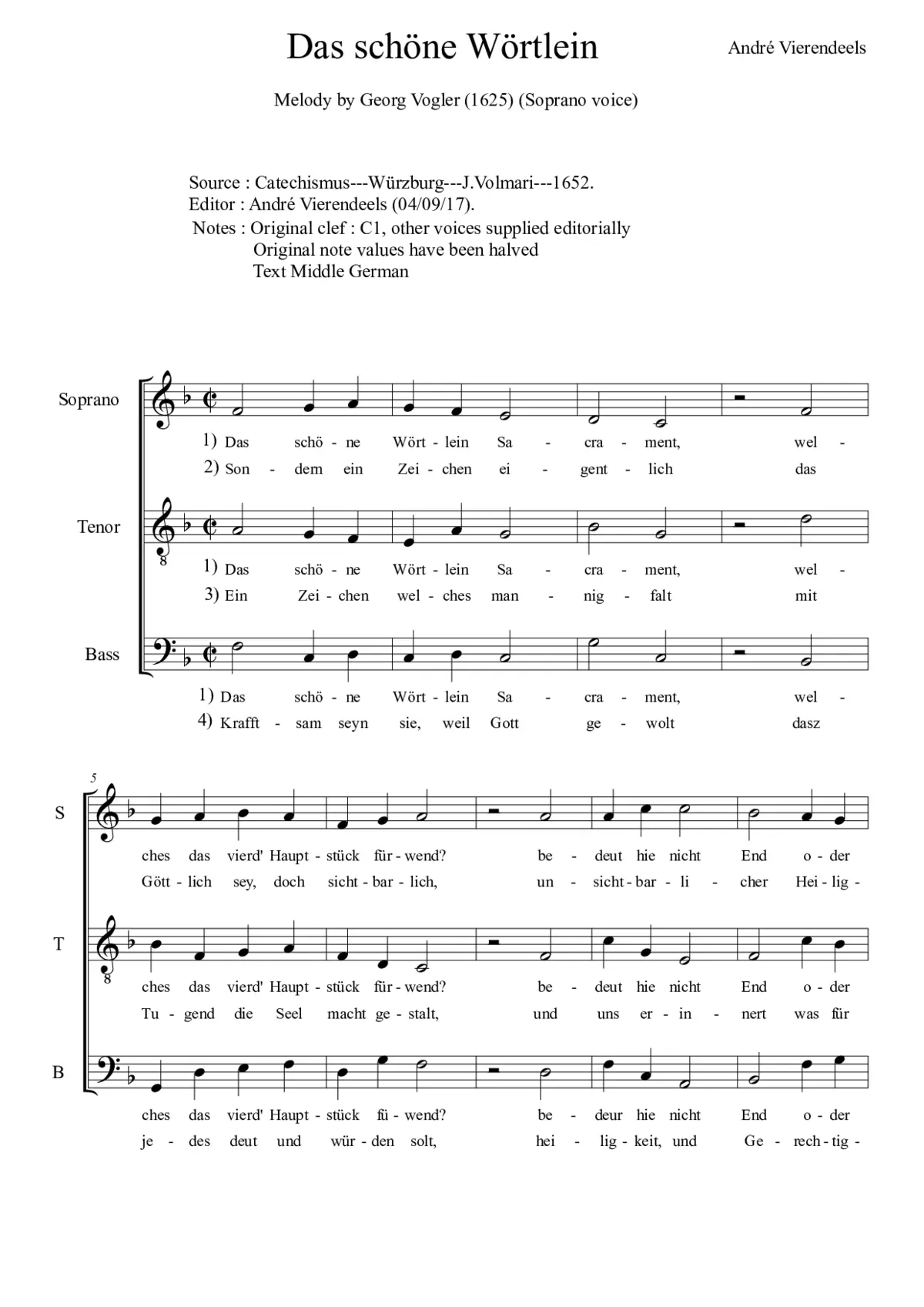 Das schöne Wörtlein Sacrament - Page 1