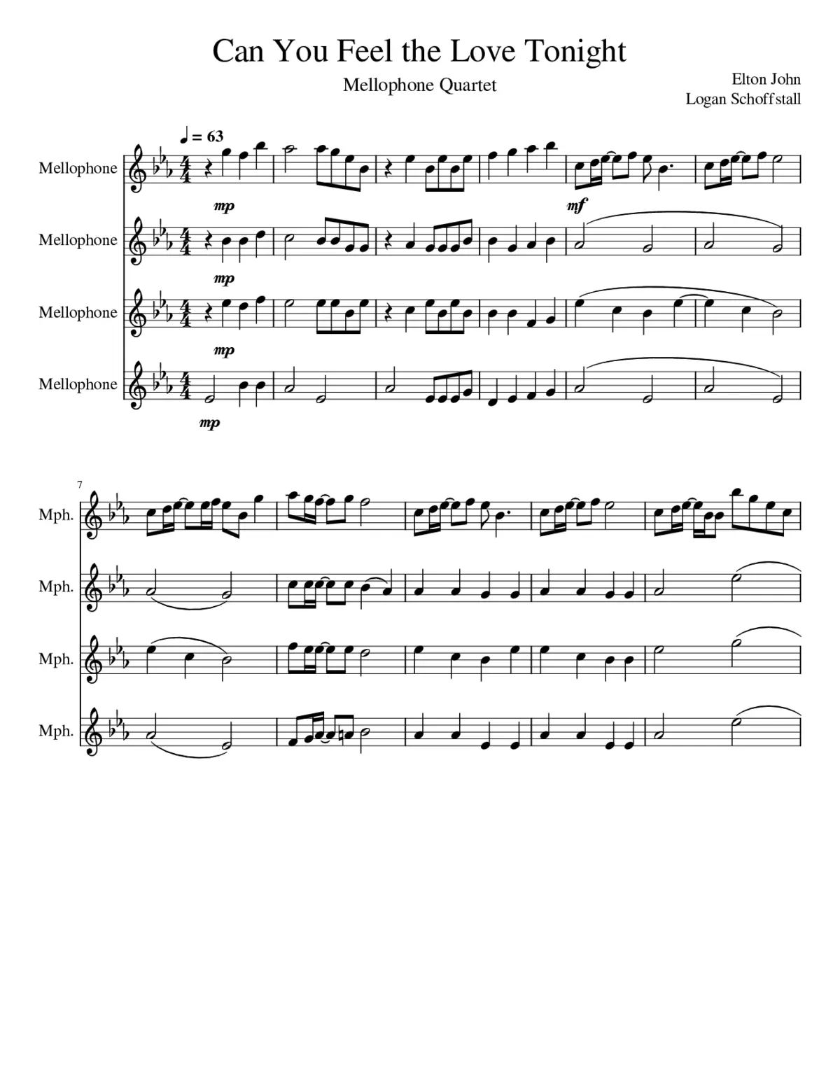 can you feel the love tonight - Page 1