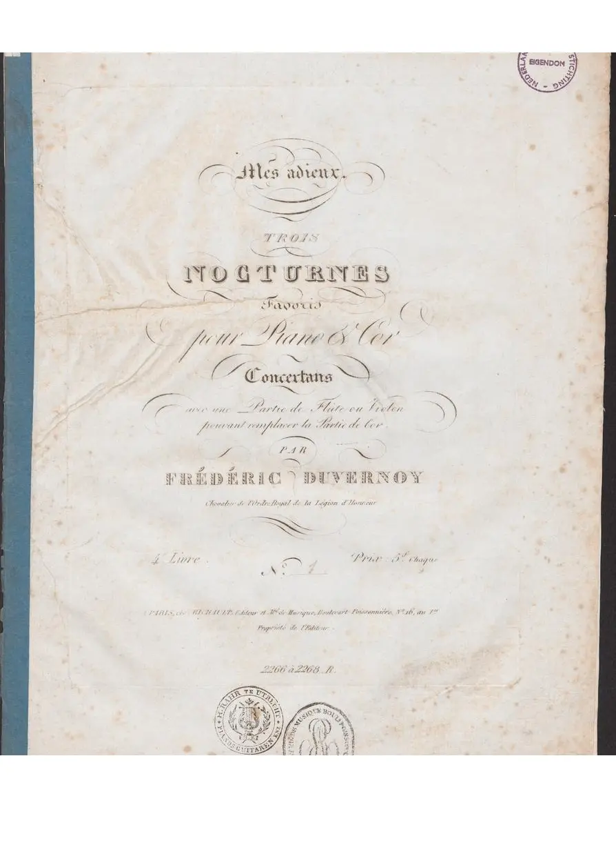 3 Nocturnes - Page 1