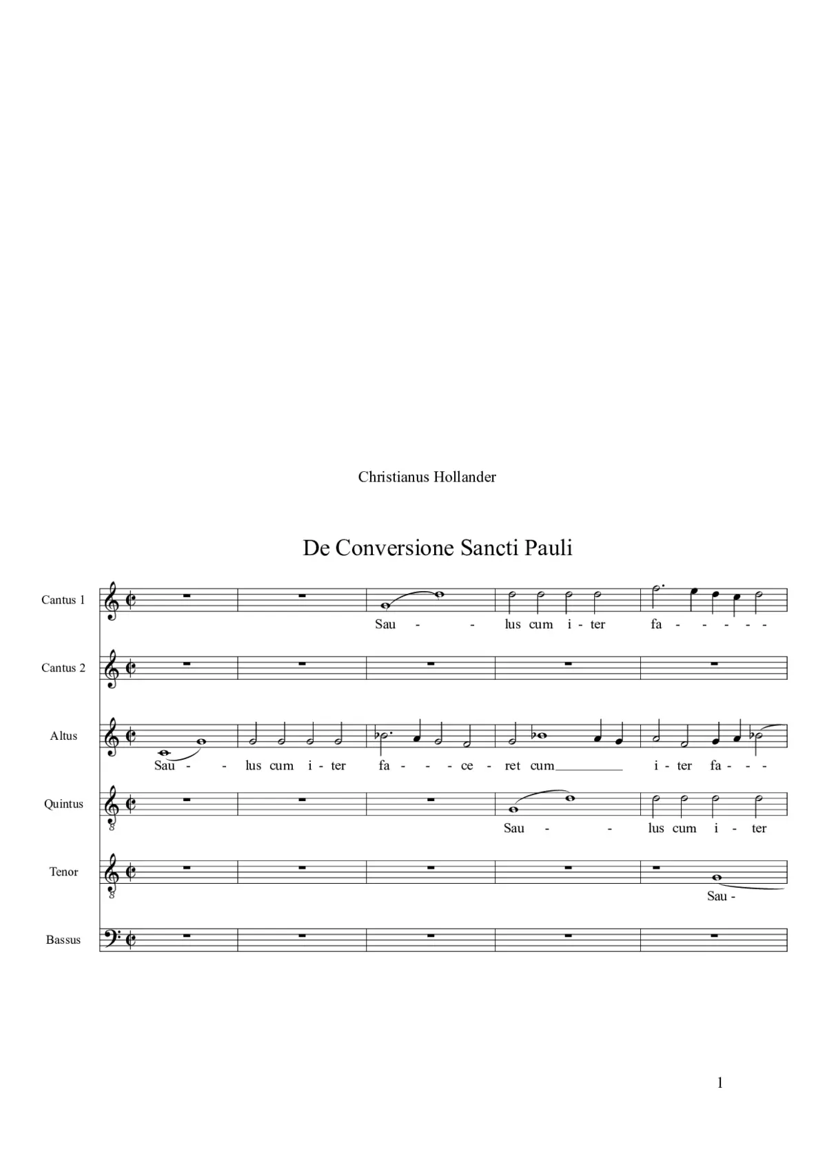 De Conversione Sancti Pauli - Page 1