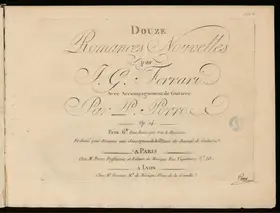 12 Romances nouvelles