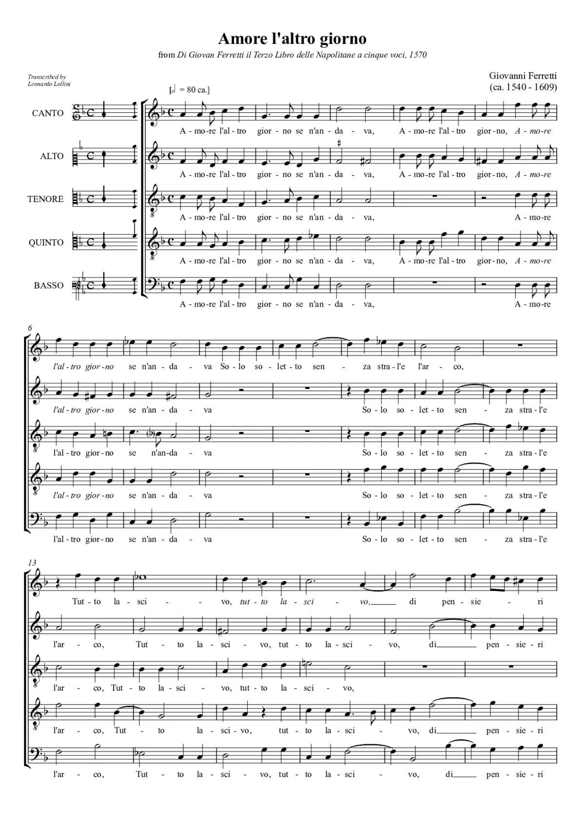 Amore l'altro giorno - Page 1