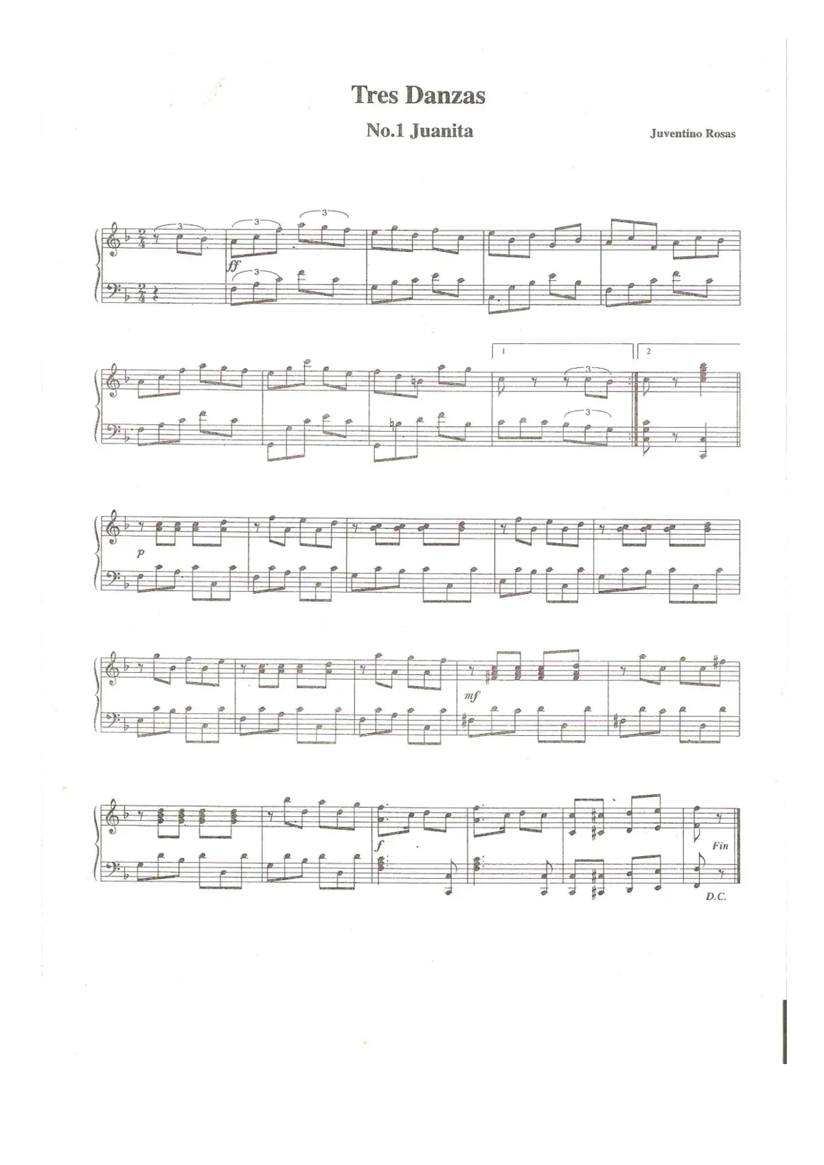 3 Danzas - Page 1