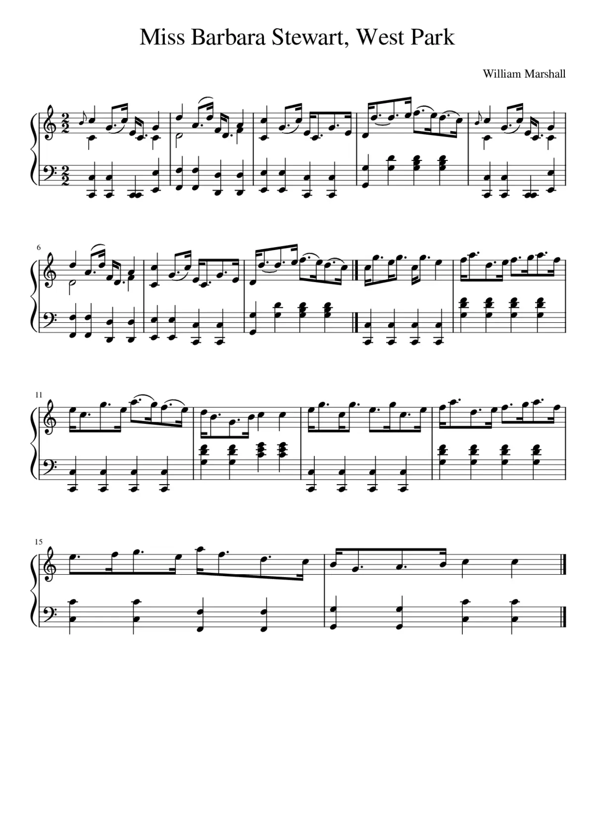 Miss Barbara Stewart West Park - Page 1