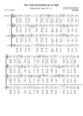 Our God ascended up on high