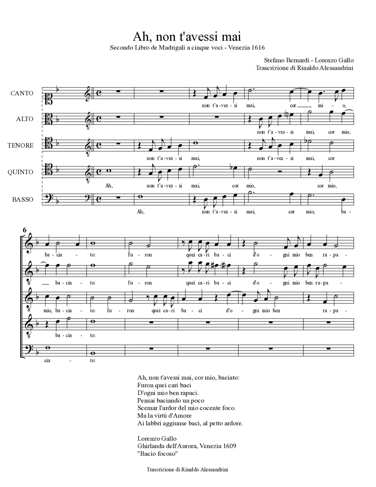 Ah, non t'avessi mai - Page 1