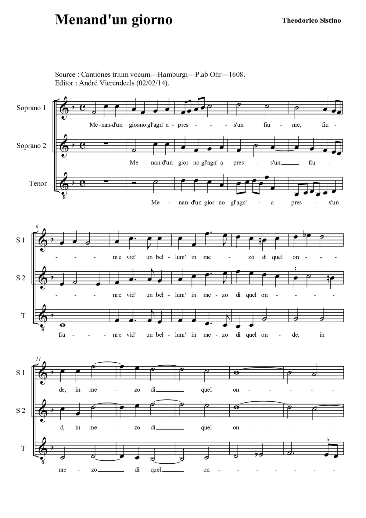 Menand' un giorno - Page 1