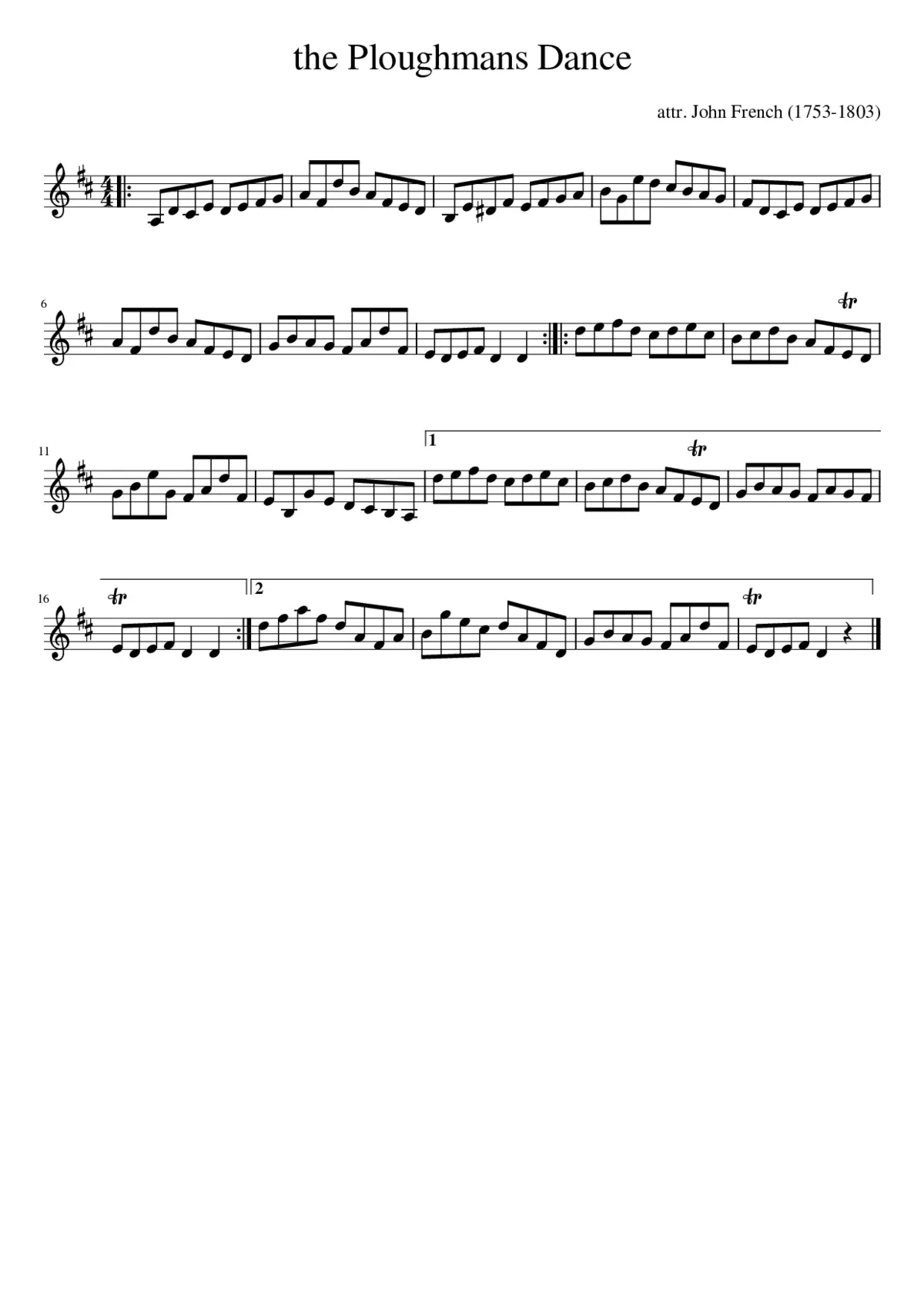 the Ploughmans Dance - Page 1