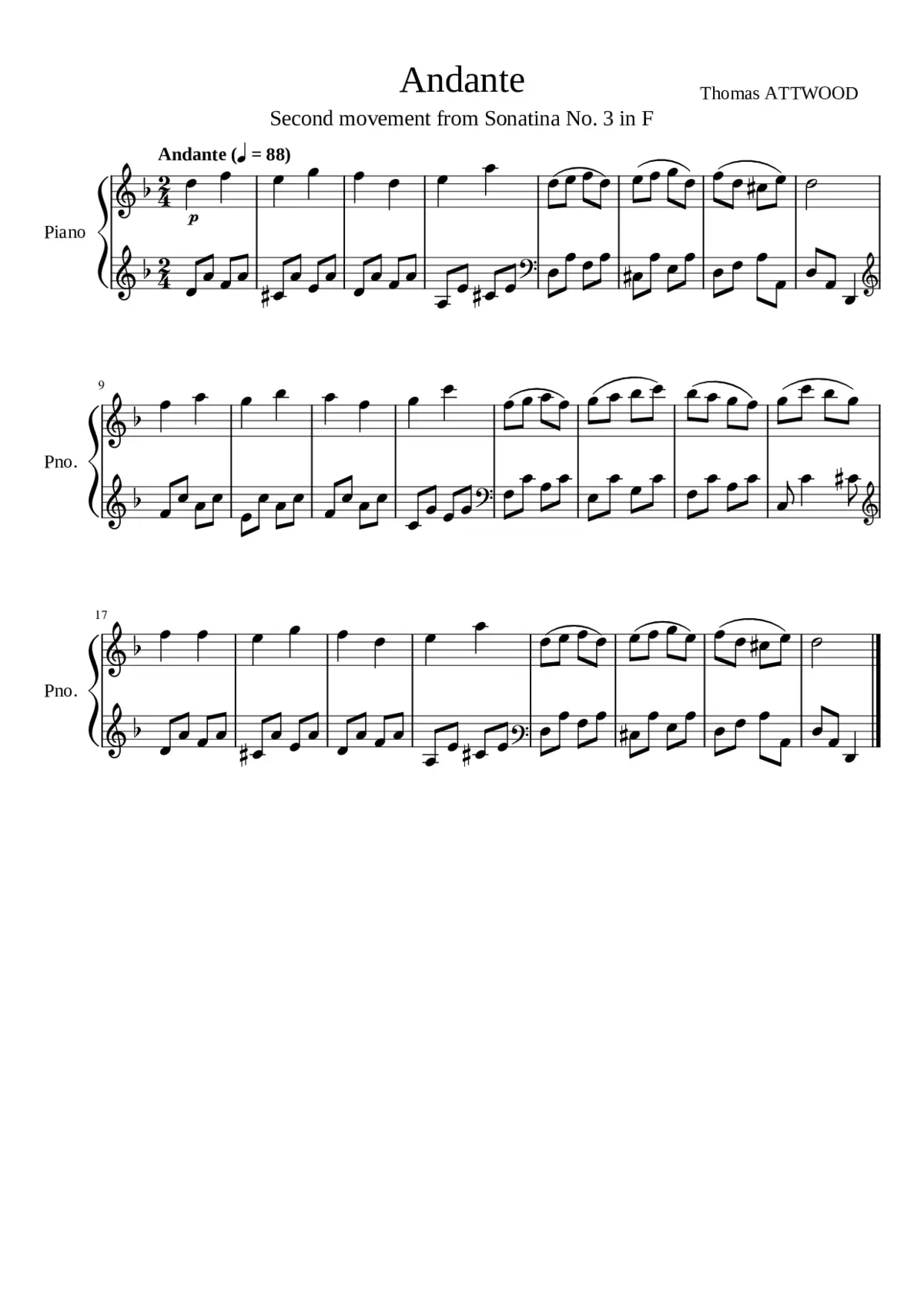 Andante - Page 1