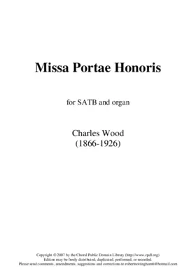 Missa Portae Honoris