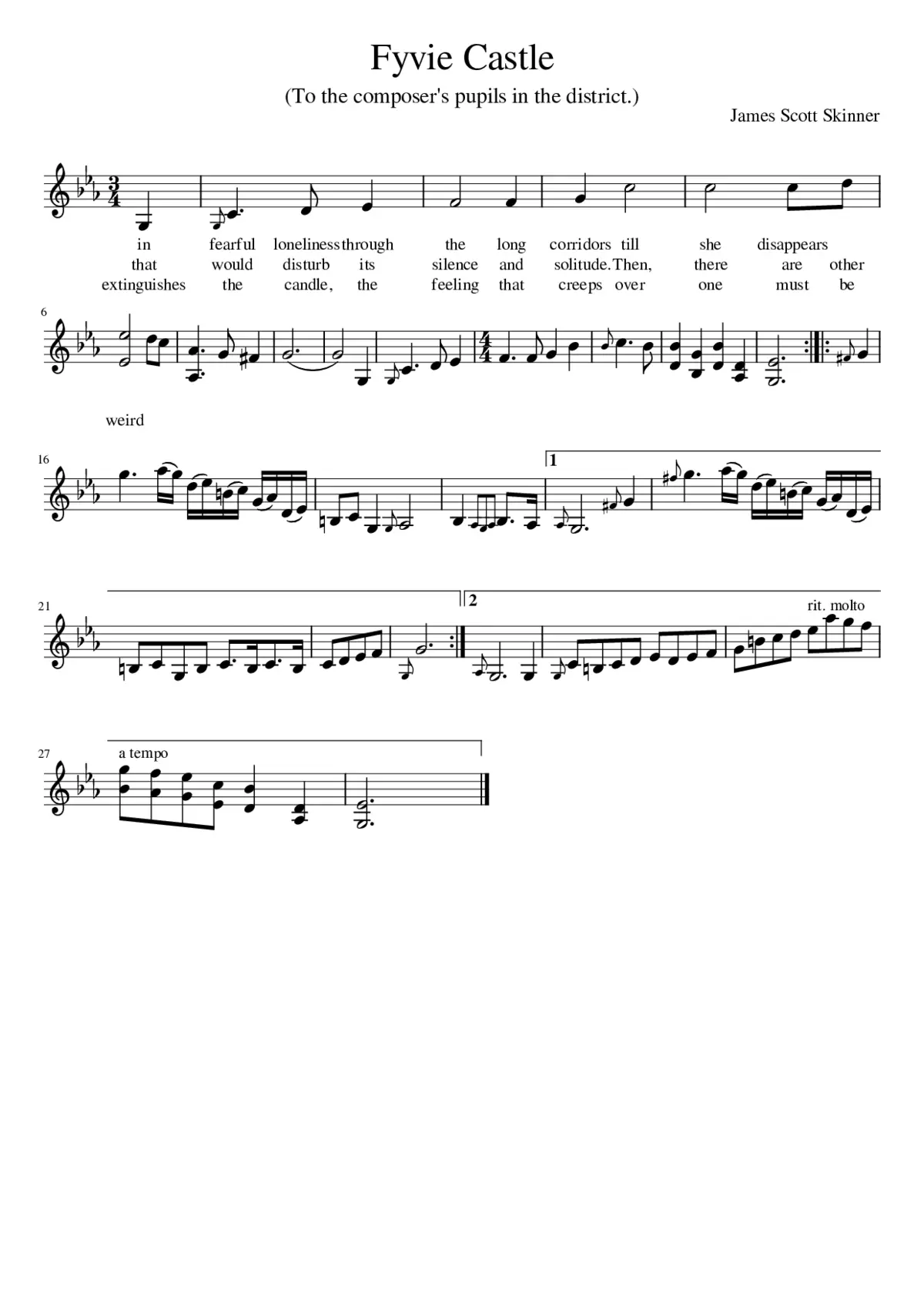 Fyvie Castle - Page 1