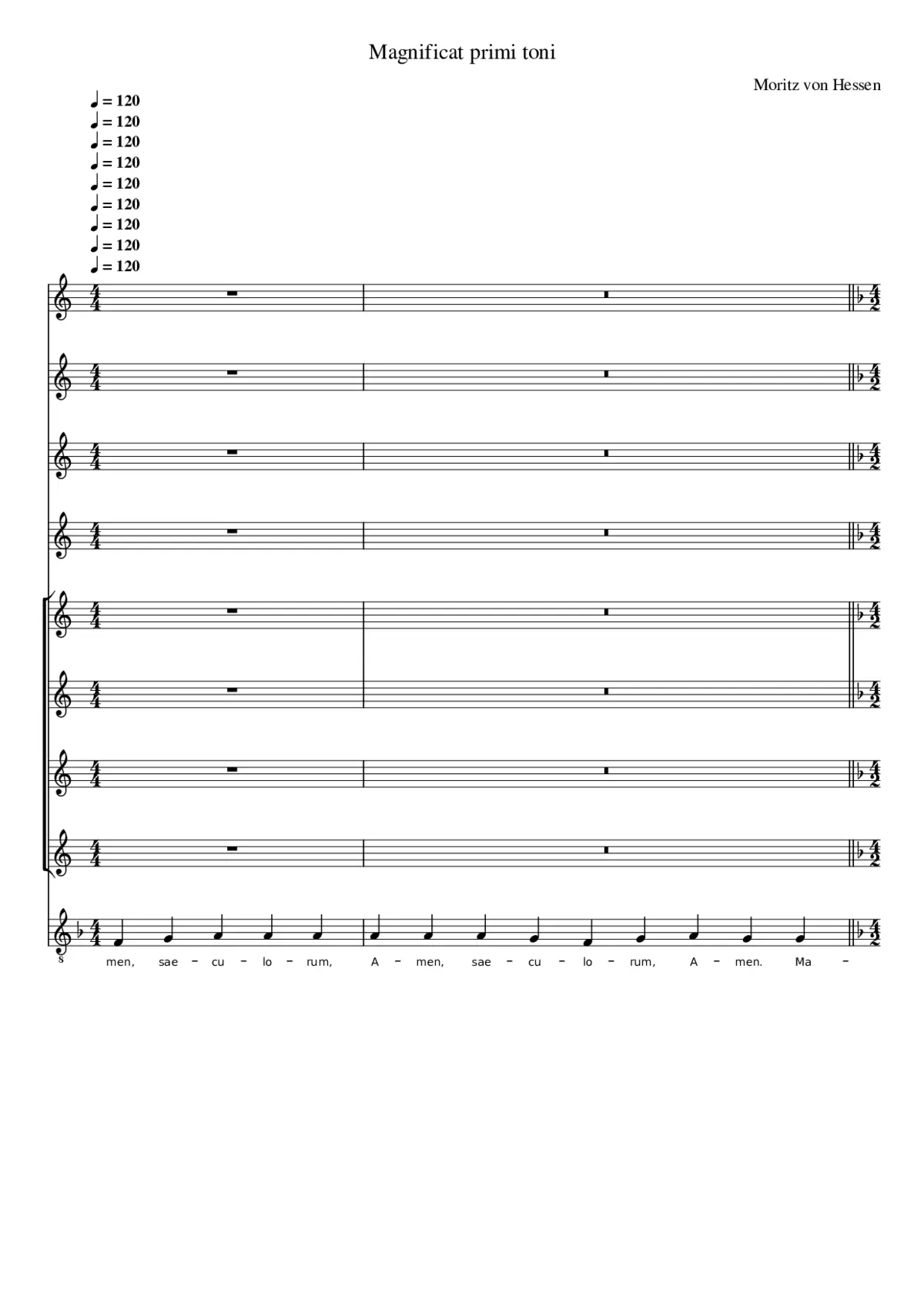 Magnificat primi toni - Page 1