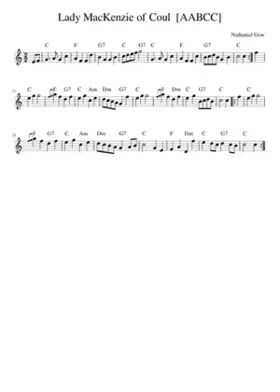 Lady MacKenzie of Coul [AABCC]