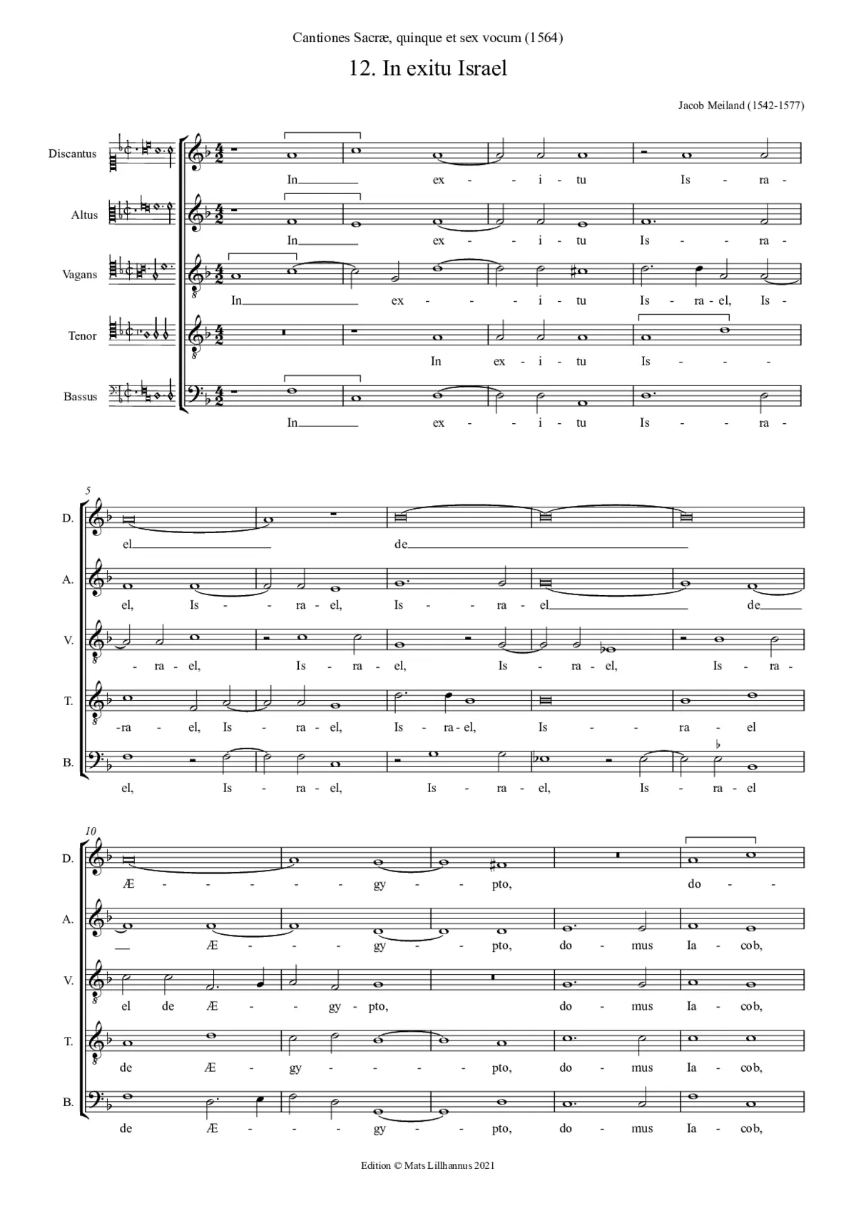 In exitu Israel - Page 1