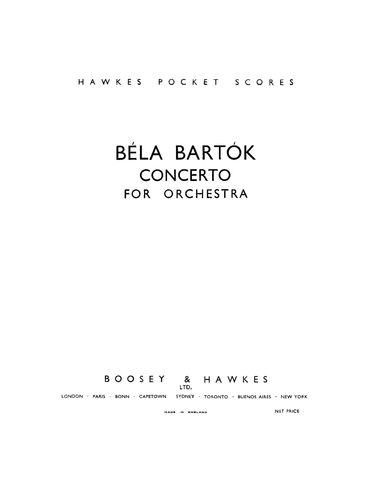 Concerto for Orchestra - Page 1