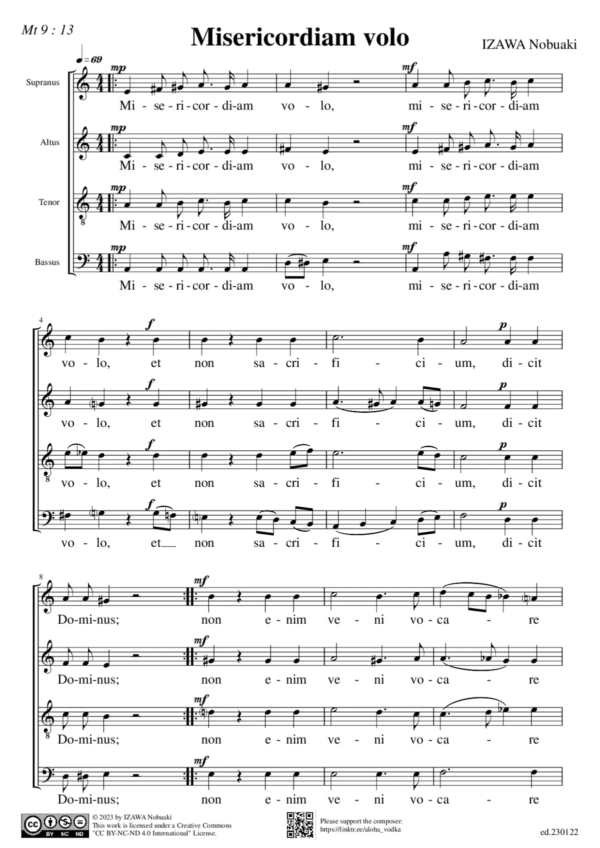 Misericordiam volo - Page 1