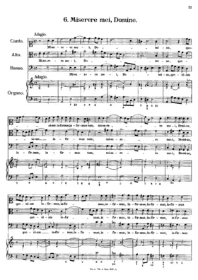 Miserere in A minor