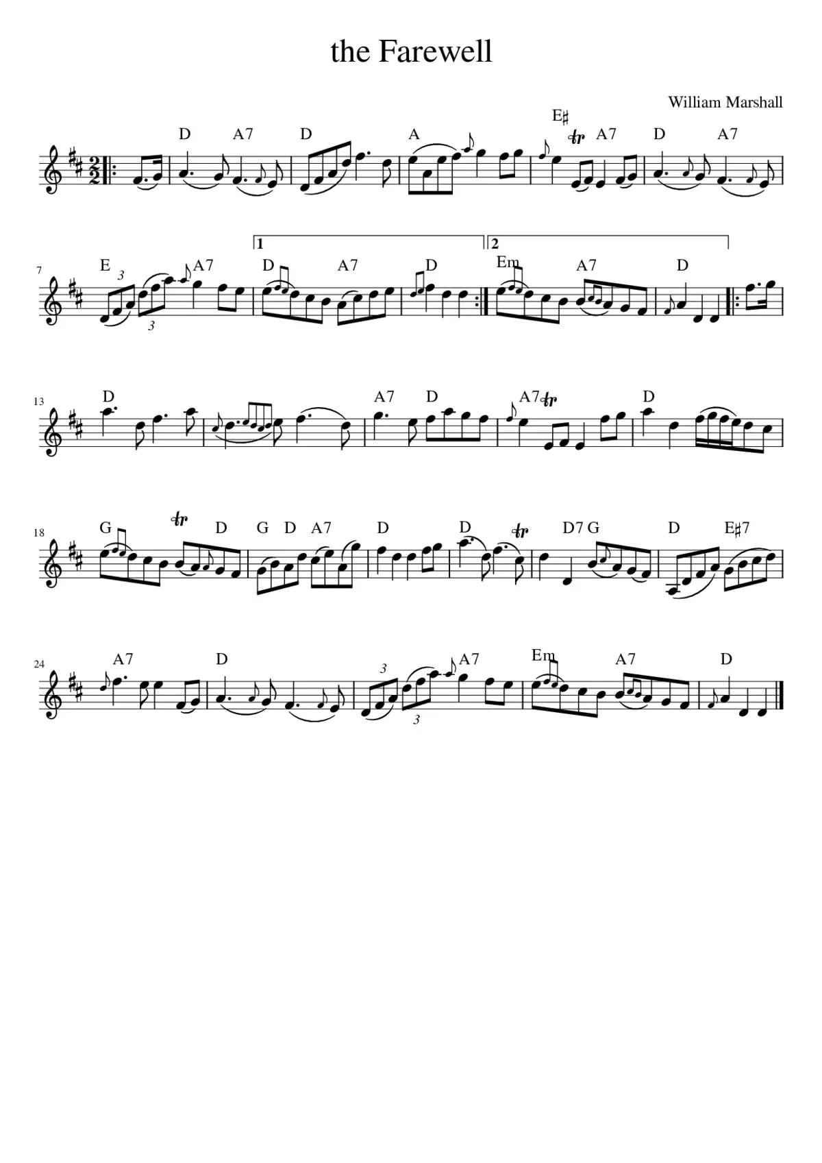 the Farewell - Page 1