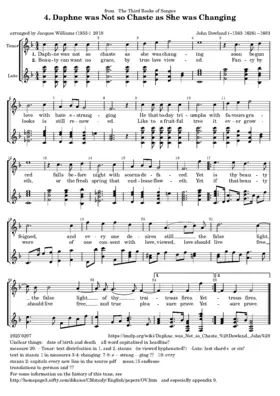 Daphne was Not so Chaste