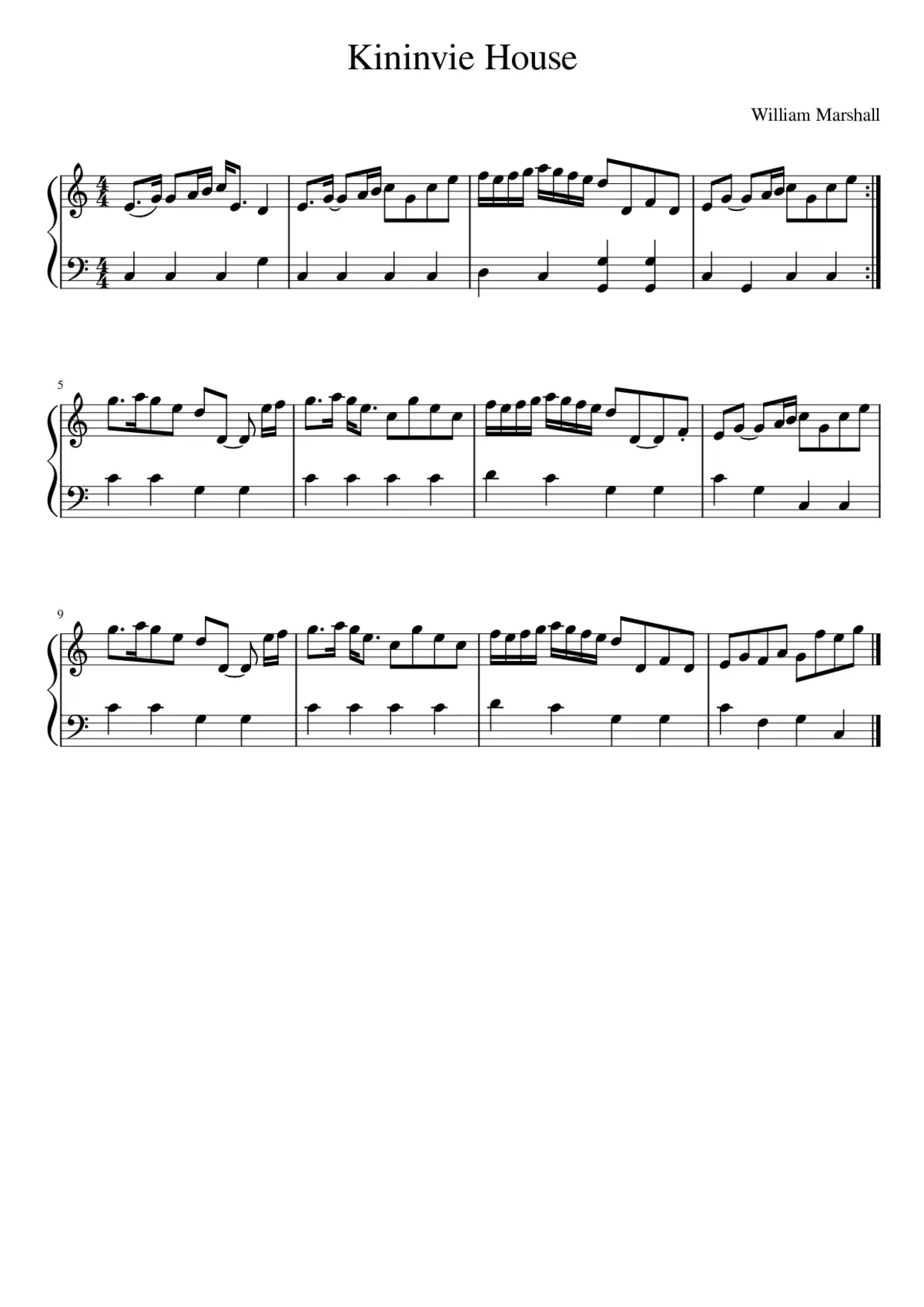 Kininvie House - Page 1