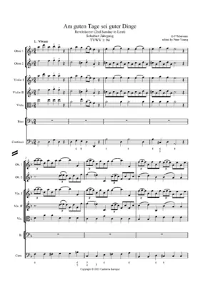 Am guten Tag sei guter Dinge, TWV 1:94