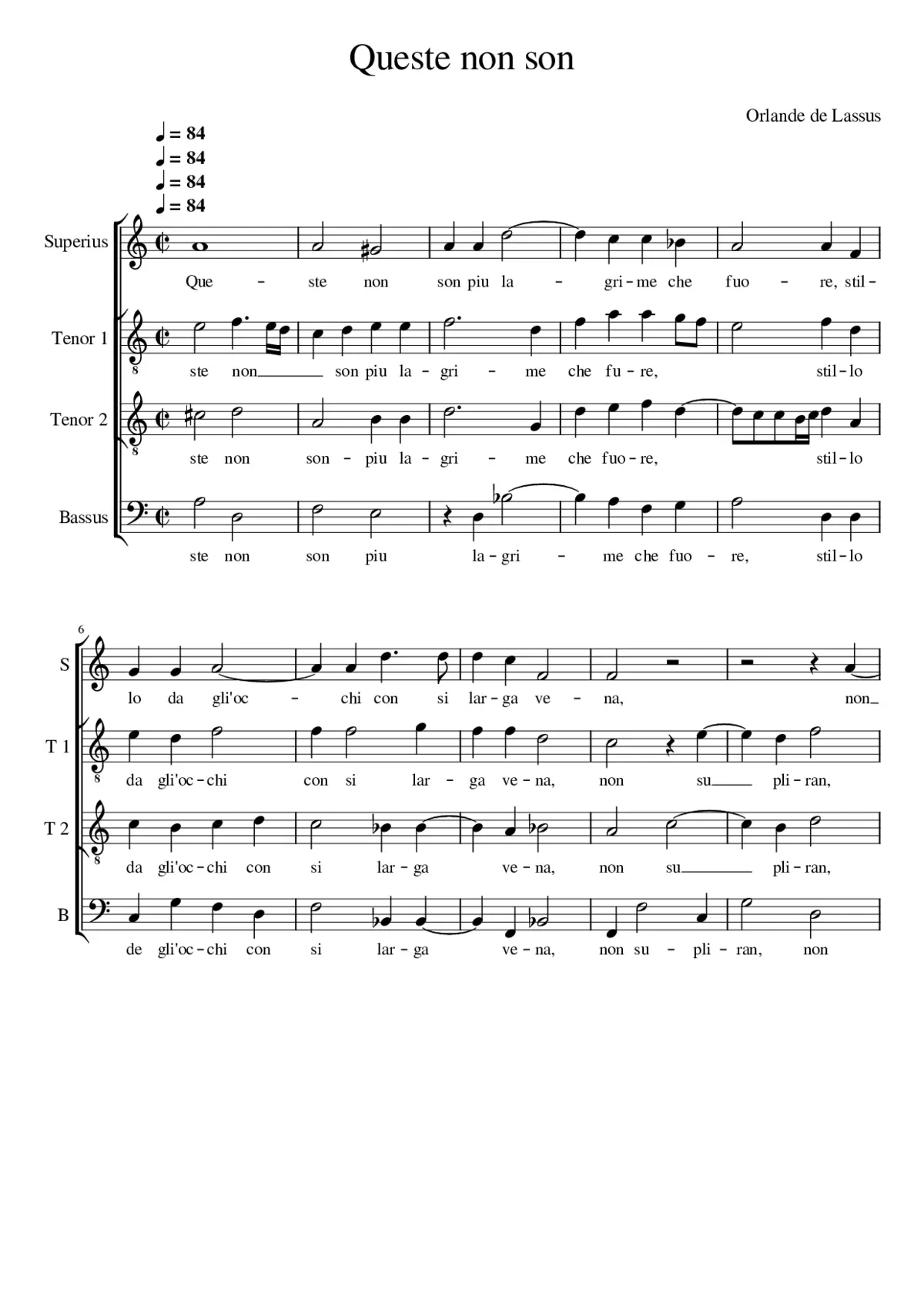 Queste non son - Page 1