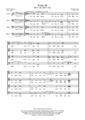 Singet dem Herrn ein neues Lied, SWV 194