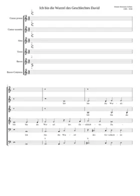 Ich bin die Wurzel des Geschlechtes David